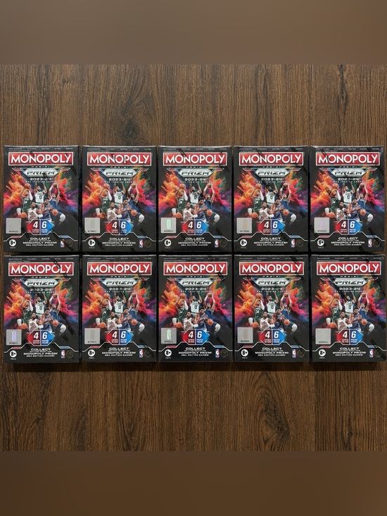 Panini Other - 10 2023-2024 Monopoly Prizm NBA Blaster Booster Box Victor Wembanyama Rookie Lot